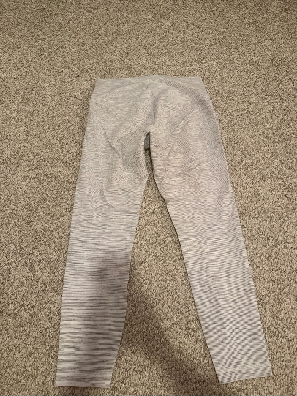 Lululemon White / Gray Heather Leggings - Picture 3 of 5